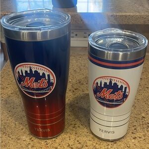 Tervis Mets Tumblers in Red and White